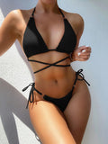 Anna – Stylischer Hohe Taille Bikini mit Neckholder Entwerfen