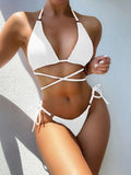 Anna – Stylischer Hohe Taille Bikini mit Neckholder Entwerfen