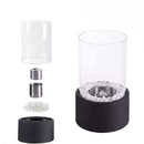 GlowEra - Klassische Öl Tischlampe mit sanft flackerndem Licht für Heim und Esszimmer Dekor